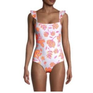 Vineyard Vines Summer Blooms One-Piece Women's Swimsuit Sz S Resort Beach Swim